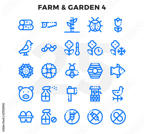 Dashed Outline Icons Pack for UI. Pixel perfect thin line vector icon set for web design and website application.