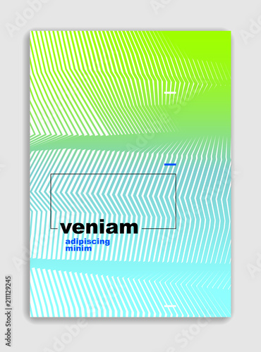 Line art vector minimalistic modern brochure design, cover template, geometric halftone gradient. For Banners, Placards, Posters, Flyers. Perfect and unlike, pattern texture.