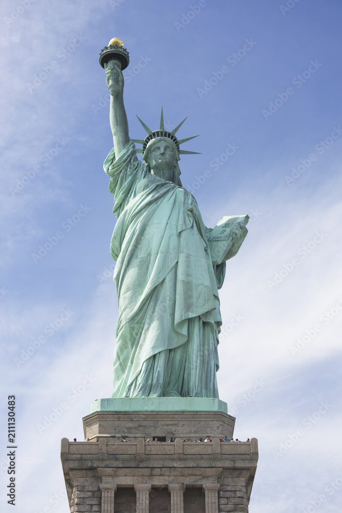 Fototapeta premium Statue of Liberty on Liberty Island in New York Harbor, in Manhattan, NY