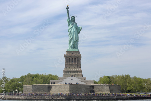 Statue of Liberty on Liberty Island in New York Harbor, in Manhattan, NY