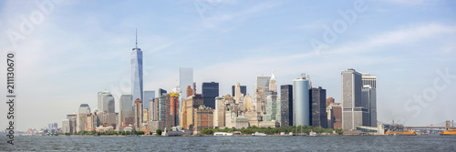 Panoramic view of New York City skyline, New York City, USA