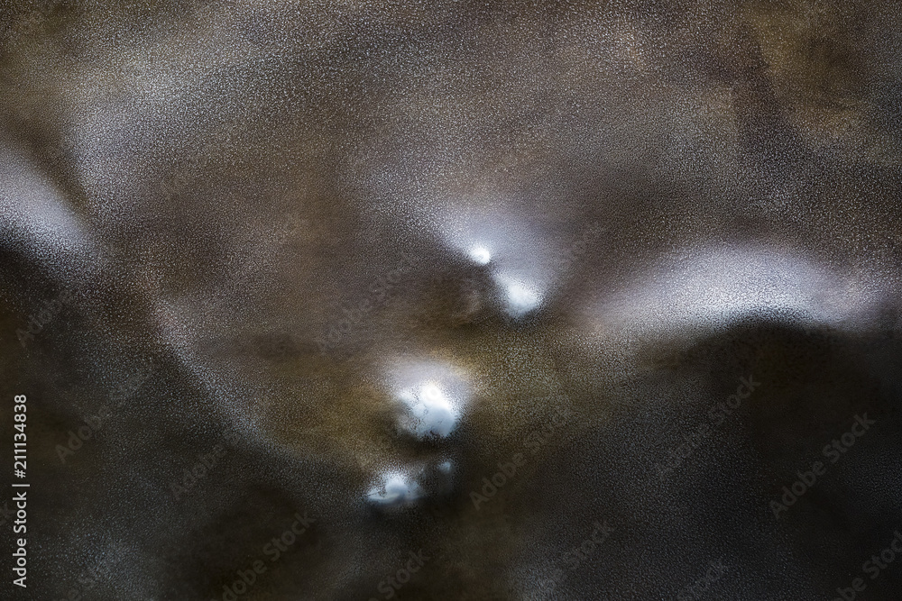 Background of colored copper metal with large scratches Background of colored copper metal with large scratches