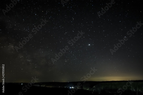 night sky with beautiful stars, background image