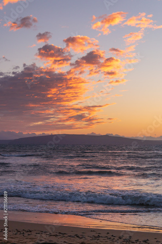 Sunset From Kaanapali Beach Maui