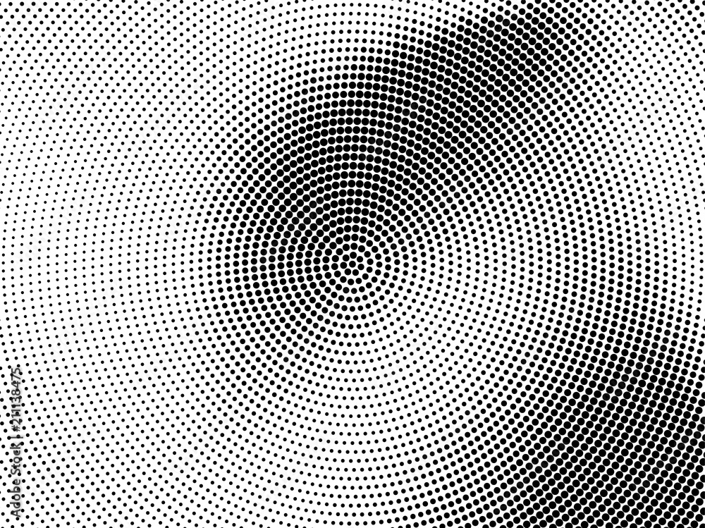 Halftone pattern Digital gradient with dots. Futuristic panel. Vector illustration