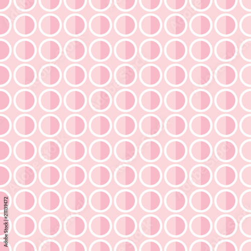 popular abstract pink love european gorgeous oval circle stack luxury pattern seamless wallpaper background