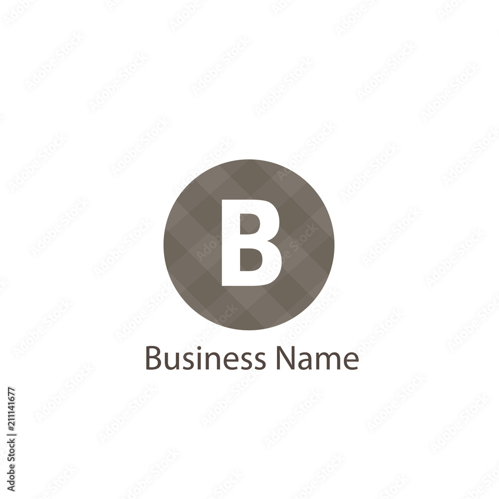 Letter B Logo Template Design