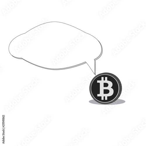 Bitcoin Spruchblase