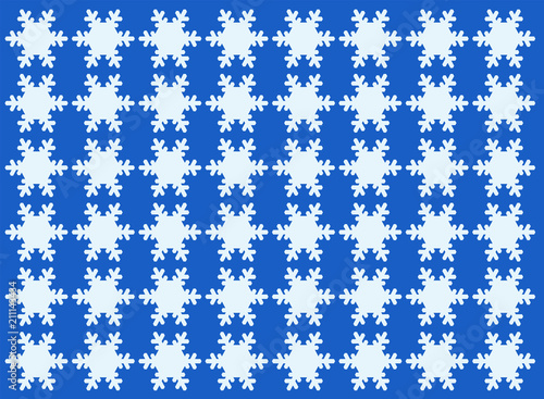 Copos de nieve como fondo.