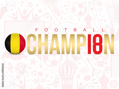 BELGIQUE - CHAMPION FOOTBALL