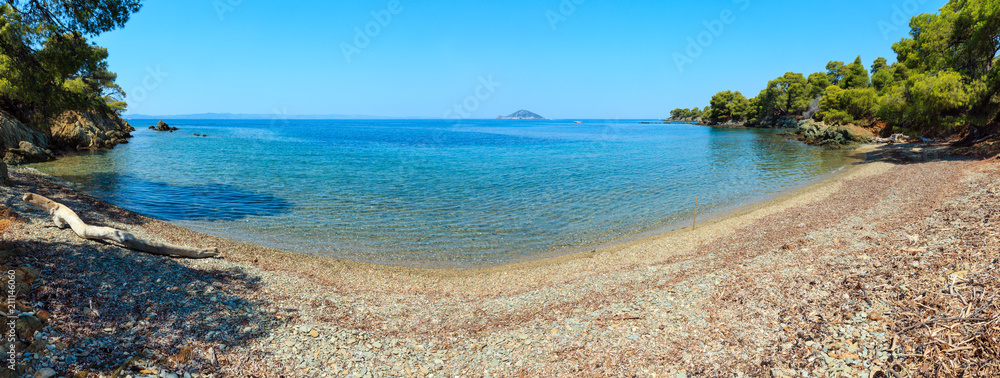 Morning Aegean coast, Sithonia, Greece.