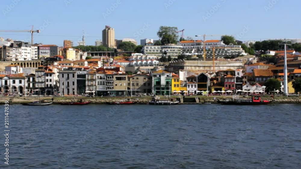 Old town view from Douro River