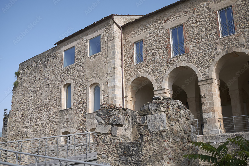 Cosenza, Italy - June 12, 2018 : View of Normanno-Svevo castle