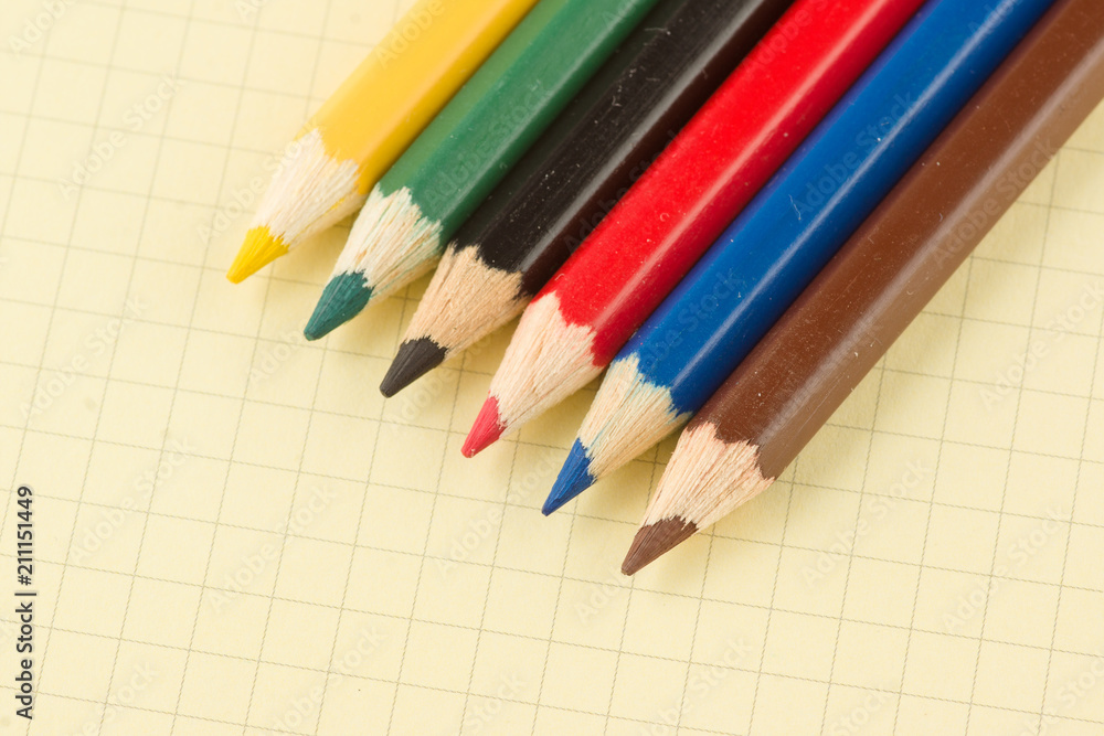 many colored pencils many colored pencils