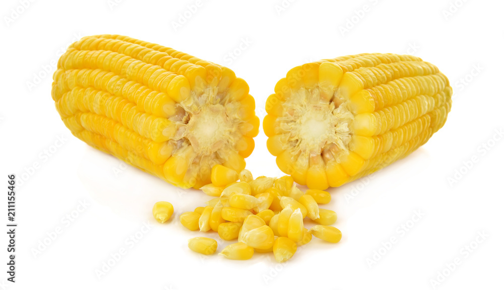 corn isolated on white background corn isolated on white background