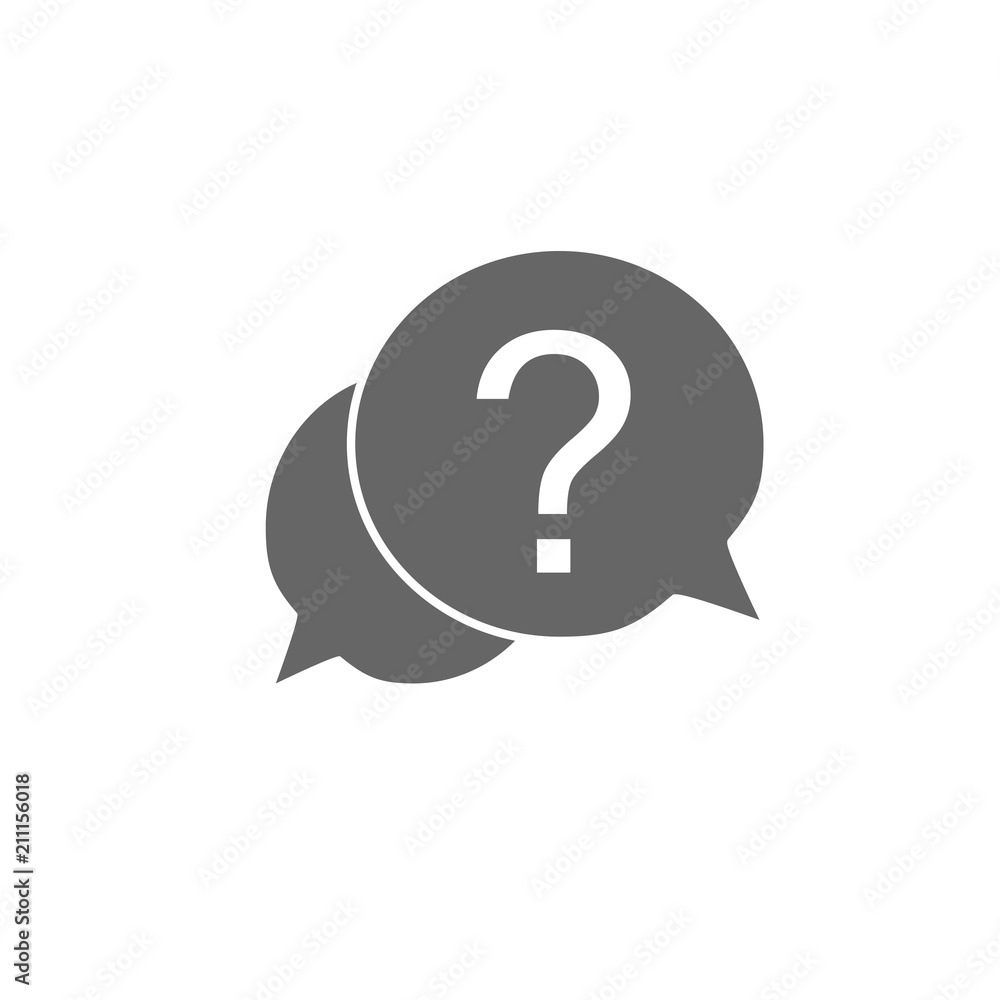 Faq icon, question icon. Vector illustration. Flat design. Faq icon, question icon. Vector illustration. Flat design.
