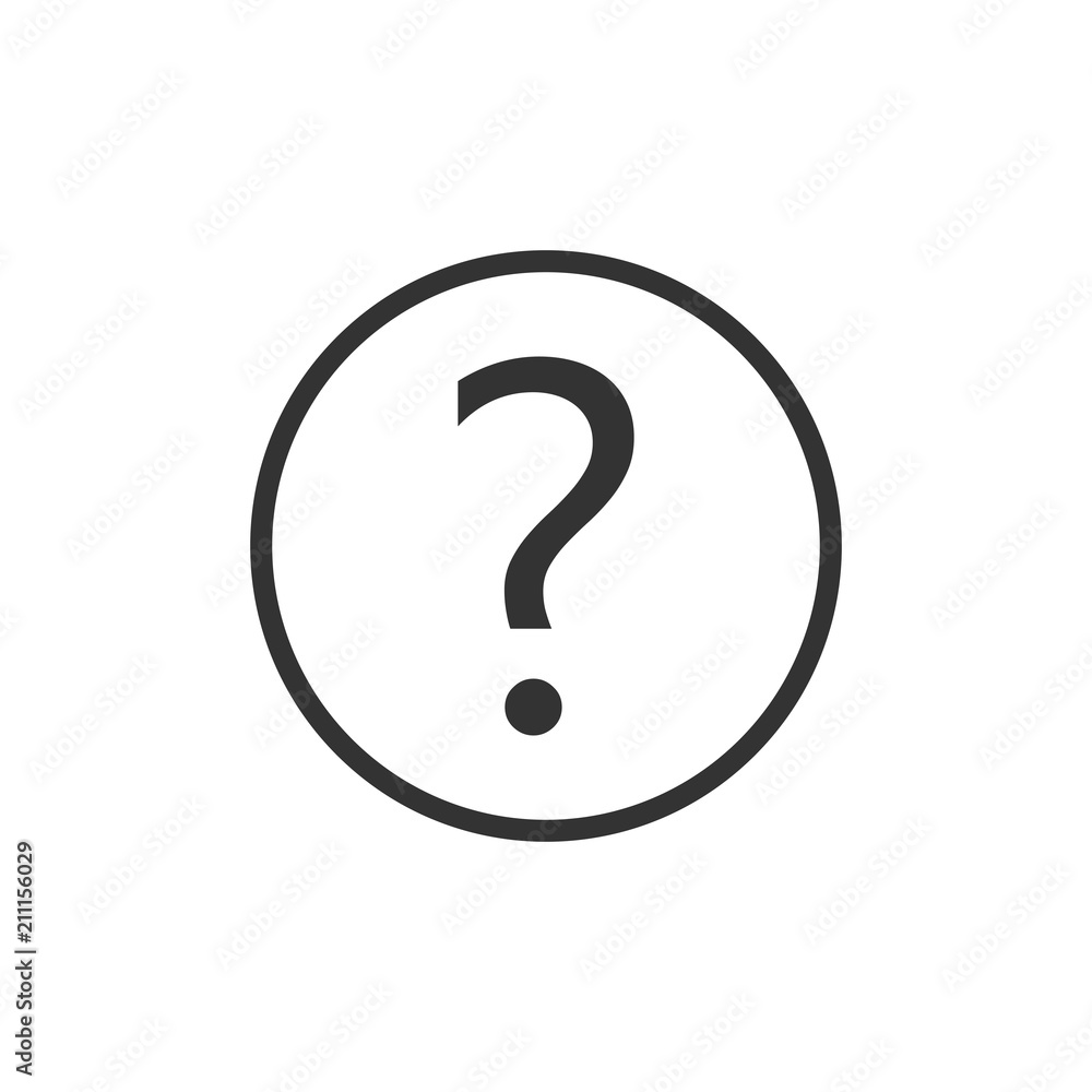 Faq icon, question icon. Vector illustration. Flat design. Faq icon, question icon. Vector illustration. Flat design.
