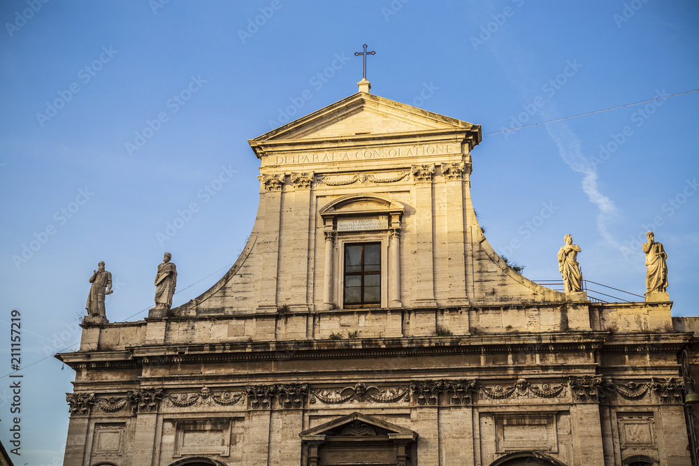 Santa Maria della Consolazione in Rome, Italy