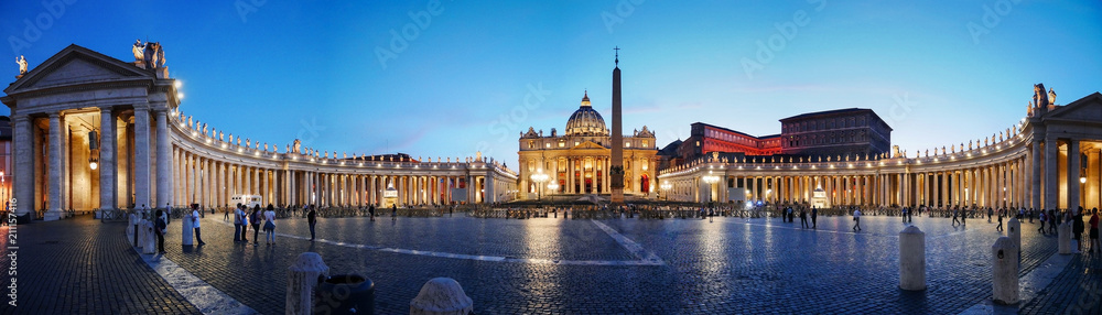 Panoramic Piazza San Pietro - Vaticano