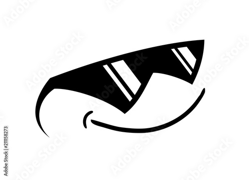 sunglasses smile face