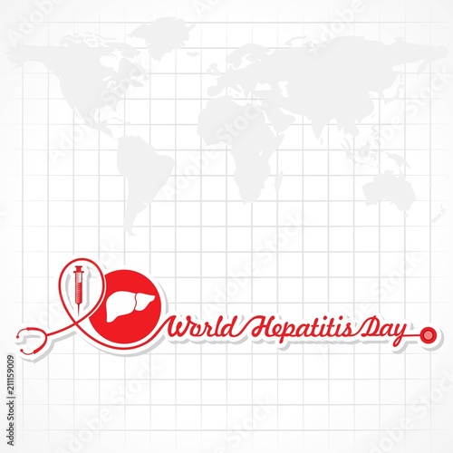 Vector illustration of World Hepatitis Day