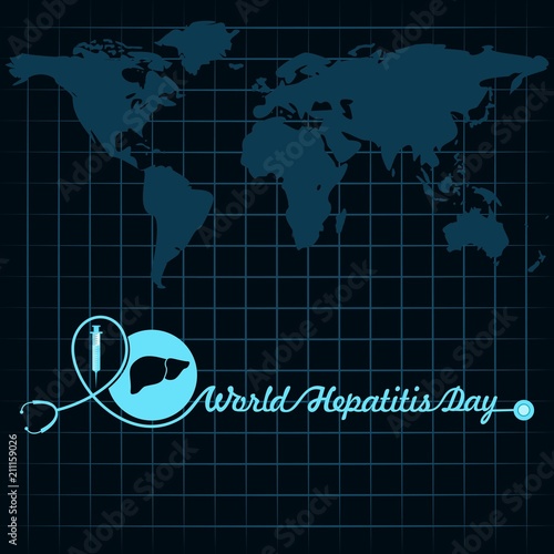 Vector illustration of World Hepatitis Day