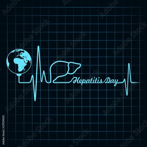 Vector illustration of World Hepatitis Day