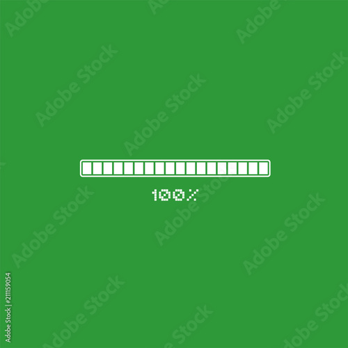 Loading bar illustration