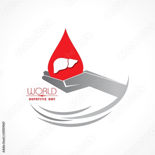 Vector illustration of World Hepatitis Day