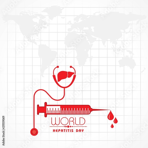 Vector illustration of World Hepatitis Day