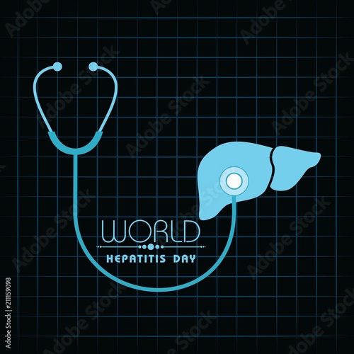 Vector illustration of World Hepatitis Day