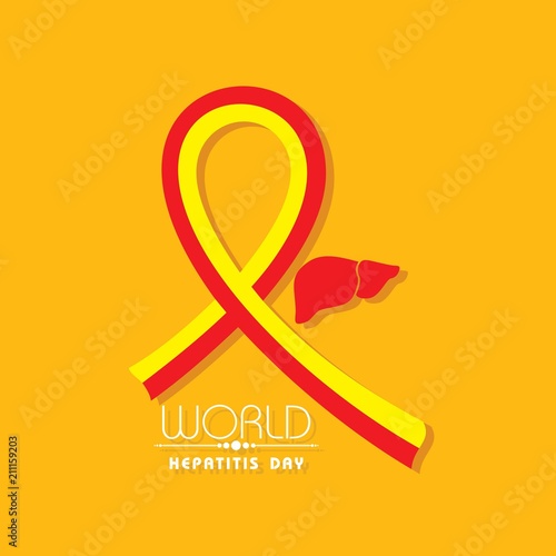 Vector illustration of World Hepatitis Day