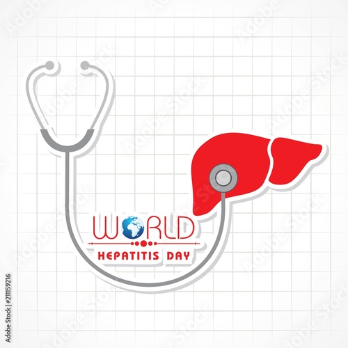 Vector illustration of World Hepatitis Day