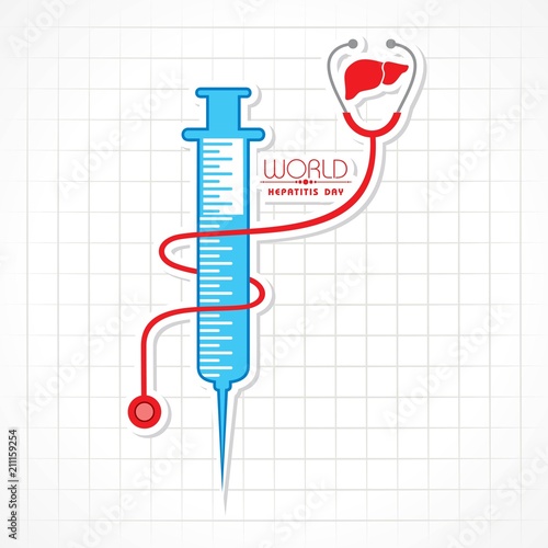 Vector illustration of World Hepatitis Day