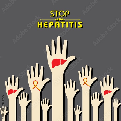 Vector illustration of World Hepatitis Day