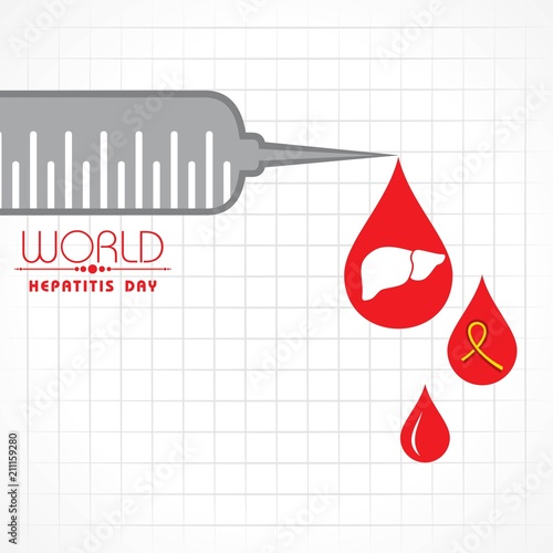 Vector illustration of World Hepatitis Day