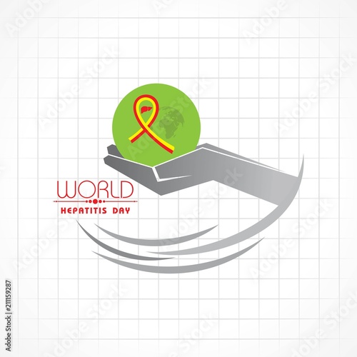 Vector illustration of World Hepatitis Day