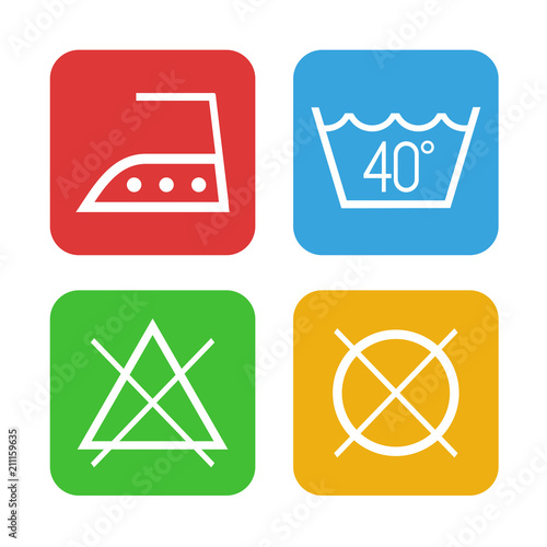 clothes wash icons