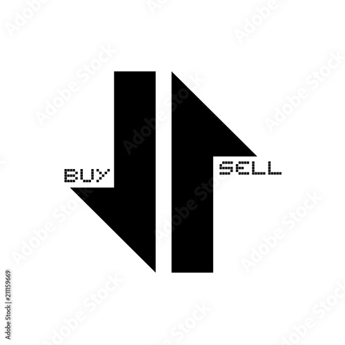 buy and sell arrows symbols