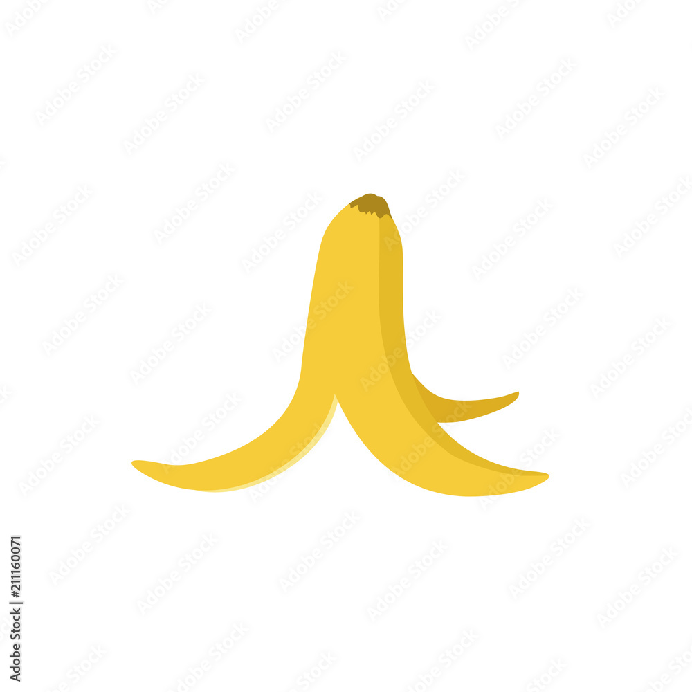 banana peel illustration