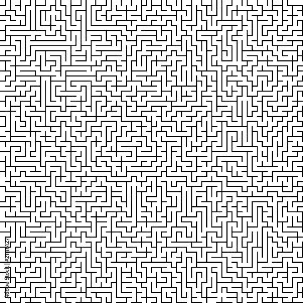 seamless pattern with maze