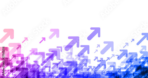 White background with purple spectrum arrows.