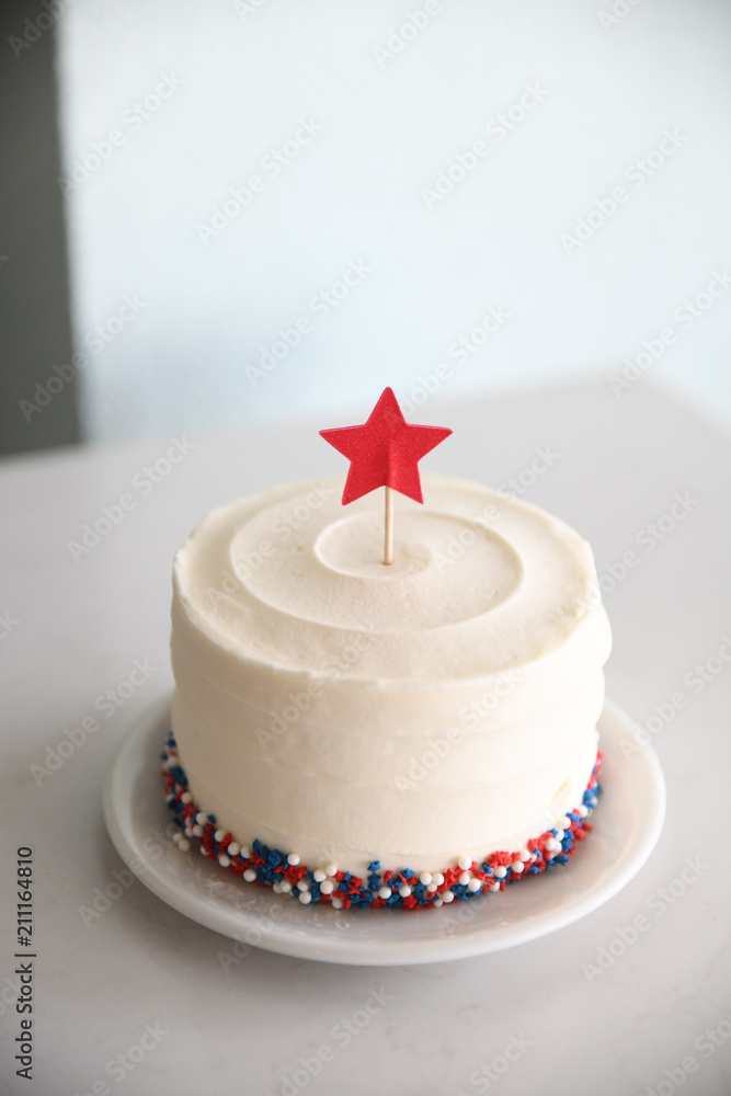 Patriotic cake Stock Photo | Adobe Stock