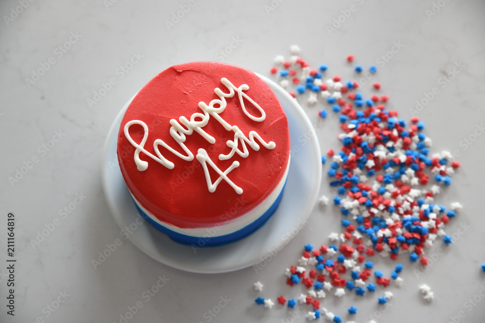 Patriotic cake Stock Photo | Adobe Stock