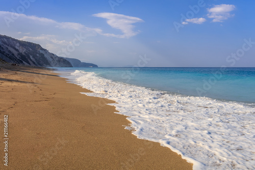 Gialos beach. Lefkada, Greece