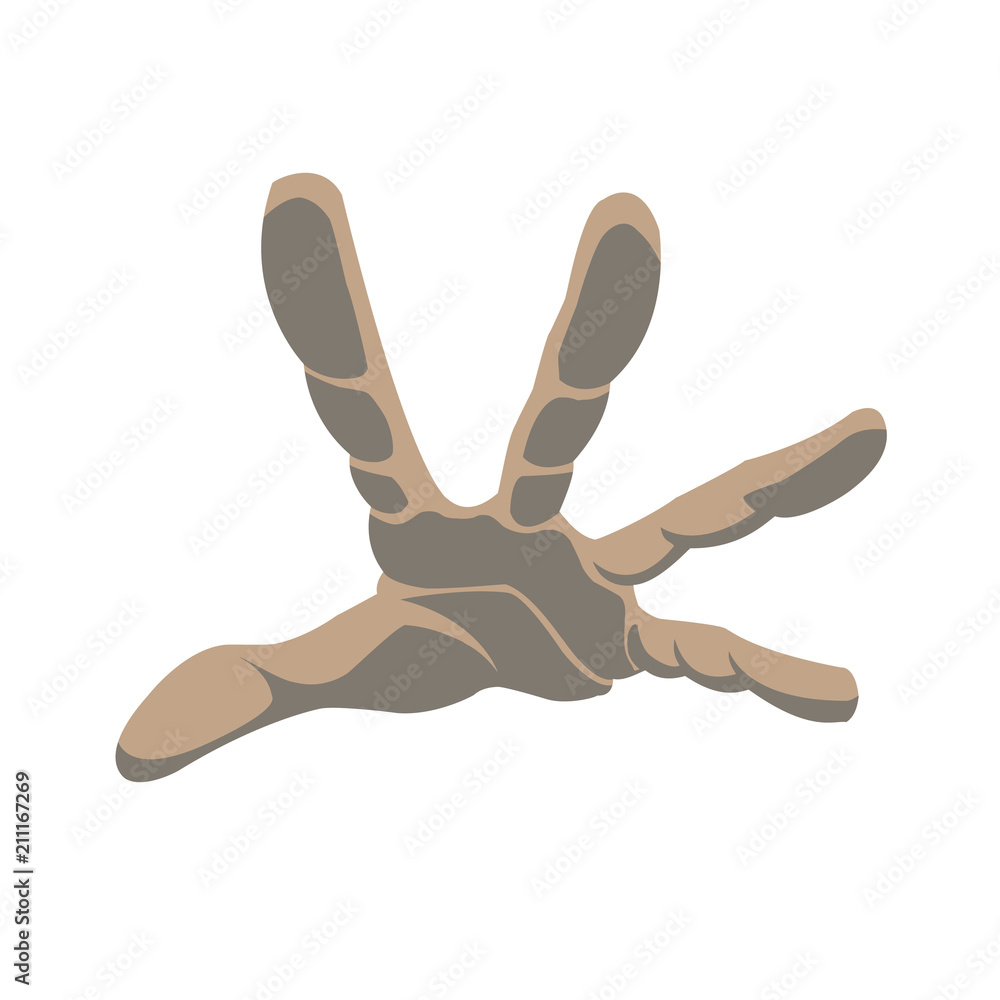 Outstretched hand vector art Outstretched hand vector art
