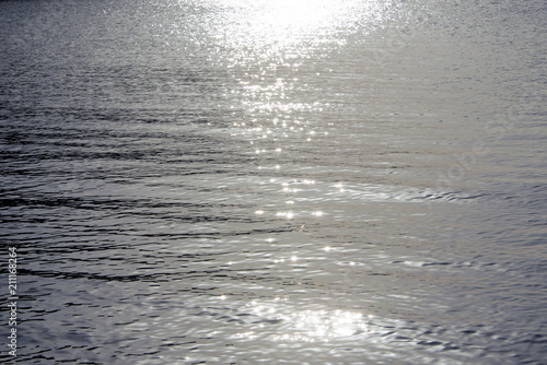 A view of a crystal clear Aegean sea in the island of Patmos, Greece