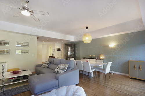 Interior de casa sala de estar