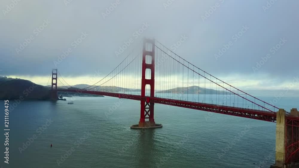 Aerial of the Amazing Area of Golden Gate Bridge Aerial of the Amazing Area of Golden Gate Bridge