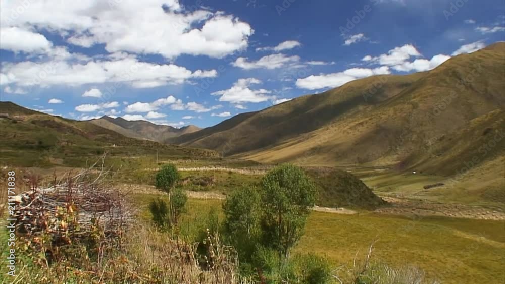 Rural Tibetan Valley and Mountains Rural Tibetan Valley and Mountains